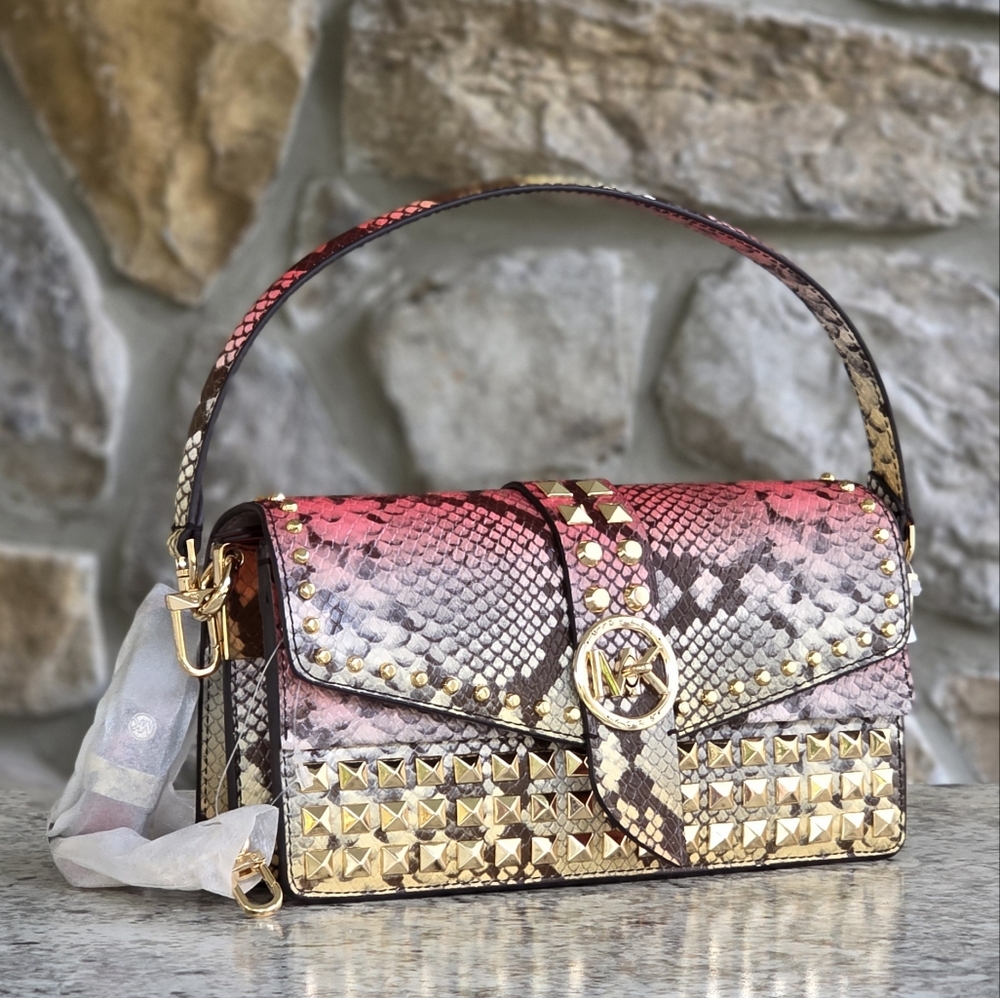 Michael Kors Greenwich Ombré Medium Shoulder Bag